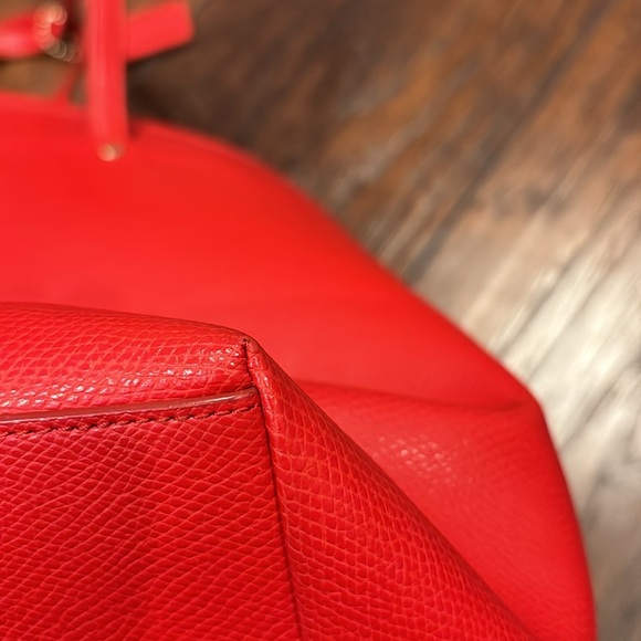 Red Coach Tote - Picture 8 of 8
